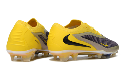 Unisex Nike Phantom 6 Low Elite FG Firm Ground Low-Tops Football Boots - Yellow/Ample Gold/Graphite Gray