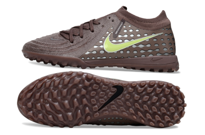 Men's Nike Phantom GX 2 Elite TF Artificial Turf Low-Tops Football Shoes - Brown/Olive Green/Gray