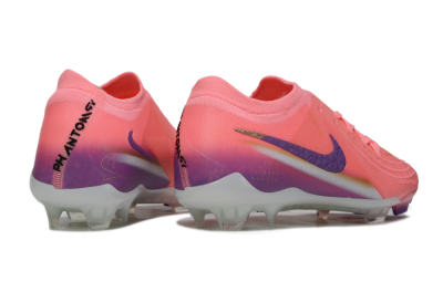 Men's Nike Phantom GX 2 Elite FG Firm Ground Low-Tops Football Boots - Pink/Vibrant Pink/Deep Violet
