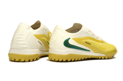 Men's Nike Phantom 6 Low Elite TF Artificial Turf Low-Tops Football Shoes - Yellow/Bright Lemon/Lime Green