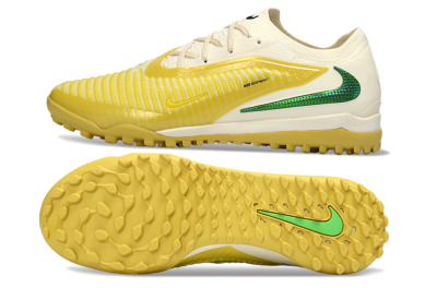 Men's Nike Phantom 6 Low Elite TF Artificial Turf Low-Tops Football Shoes - Yellow/Bright Lemon/Lime Green