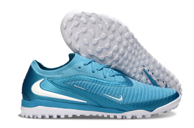 Men's Nike Phantom 6 Low Elite TF Artificial Turf Low-Tops Football Shoes - Blue/Sky Blue/Ocean Blue