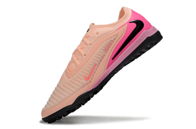 Men's Nike Phantom 6 Low Elite TF Artificial Turf Low-Tops Football Shoes - Pink/Coral Blush/Hot Pink