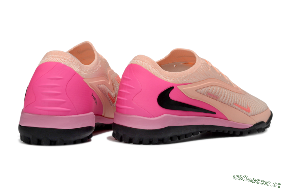 Men's Nike Phantom 6 Low Elite TF Artificial Turf Low-Tops Football Shoes - Pink/Coral Blush/Hot Pink 6