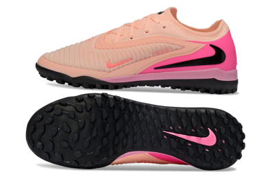 Men's Nike Phantom 6 Low Elite TF Artificial Turf Low-Tops Football Shoes - Pink/Coral Blush/Hot Pink