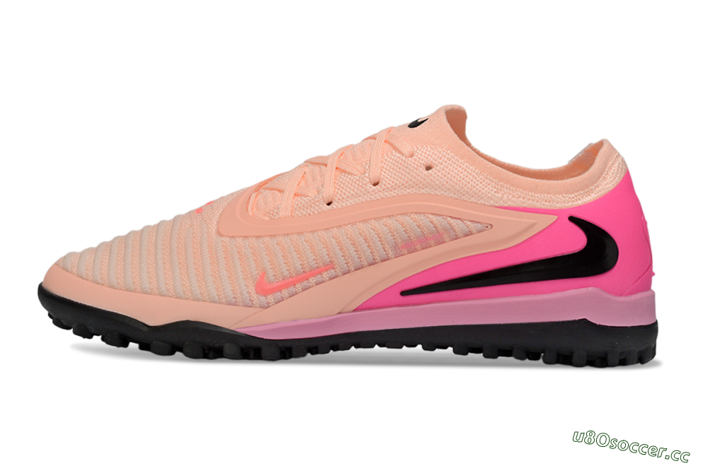 Men's Nike Phantom 6 Low Elite TF Artificial Turf Low-Tops Football Shoes - Pink/Coral Blush/Hot Pink 0