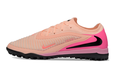 Men's Nike Phantom 6 Low Elite TF Artificial Turf Low-Tops Football Shoes - Pink/Coral Blush/Hot Pink