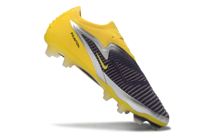 Men's Nike Phantom 6 Low Elite FG Firm Ground Low-Tops Football Boots - Yellow/Electric Yellow/Dark Gray