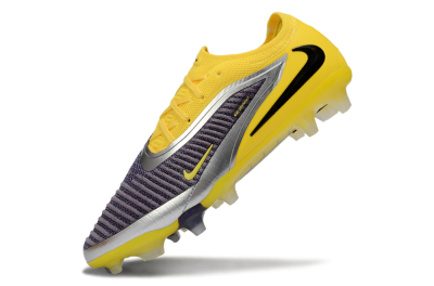 Men's Nike Phantom 6 Low Elite FG Firm Ground Low-Tops Football Boots - Yellow/Electric Yellow/Dark Gray