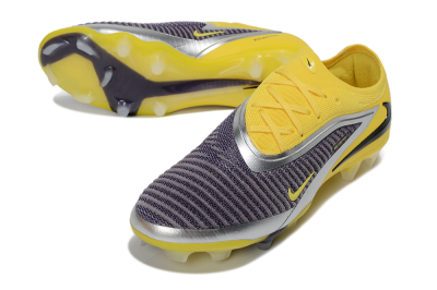 Men's Nike Phantom 6 Low Elite FG Firm Ground Low-Tops Football Boots - Yellow/Electric Yellow/Dark Gray