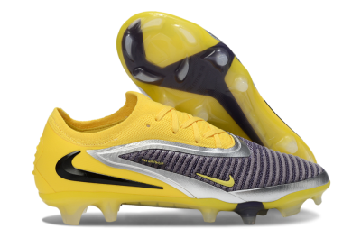 Men's Nike Phantom 6 Low Elite FG Firm Ground Low-Tops Football Boots - Yellow/Electric Yellow/Dark Gray