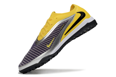 Men's Nike Phantom 6 Low Elite TF Artificial Turf Low-Tops Football Shoes - Yellow/Sunshine Yellow/Graphite Gray