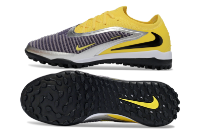 Men's Nike Phantom 6 Low Elite TF Artificial Turf Low-Tops Football Shoes - Yellow/Sunshine Yellow/Graphite Gray