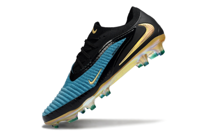 Unisex Nike Phantom 6 Low Elite FG Firm Ground Low-Tops Football Boots - Blue/Ocean Blue/Golden Yellow