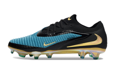 Unisex Nike Phantom 6 Low Elite FG Firm Ground Low-Tops Football Boots - Blue/Ocean Blue/Golden Yellow