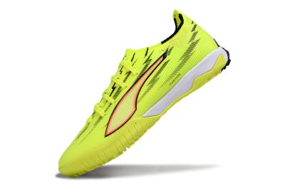 Men's Puma Ultra Ultimate TF Artificial Turf Low-Tops Football Shoes - Yellow/Electric Yellow/Crimson Blaze