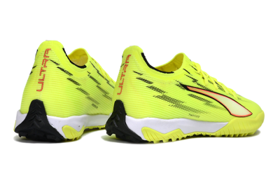 Men's Puma Ultra Ultimate TF Artificial Turf Low-Tops Football Shoes - Yellow/Electric Yellow/Crimson Blaze