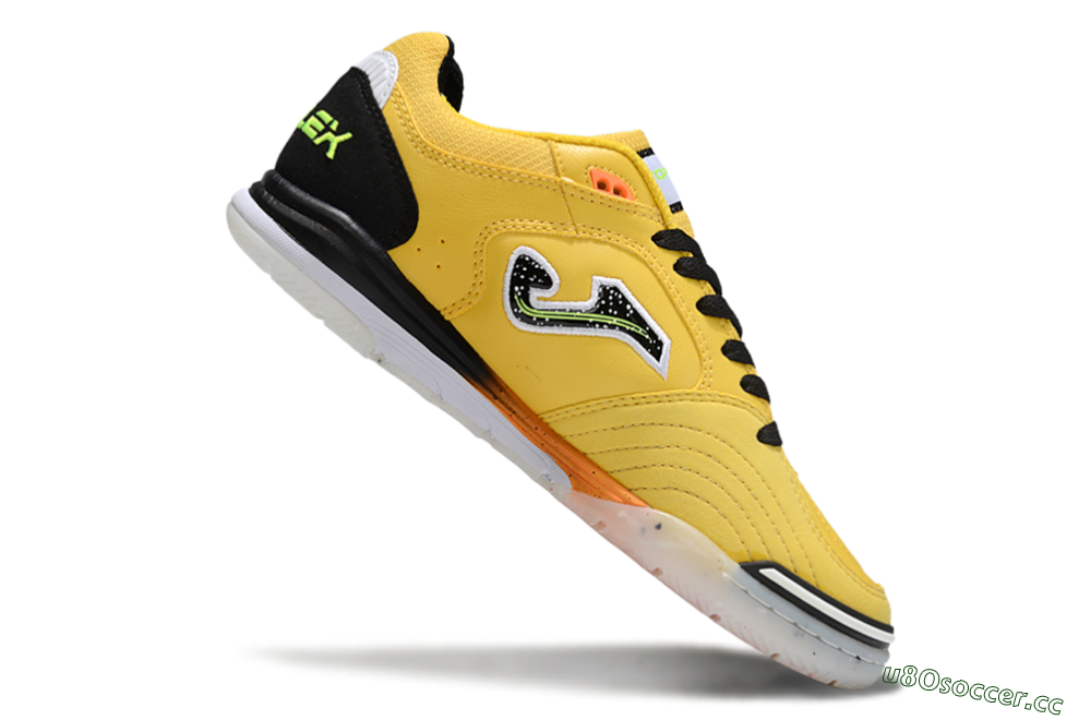 Men's Joma Top Flex IC Indoor & Futsal Low-Tops Football Shoes - Yellow/Electric Yellow/Black 4
