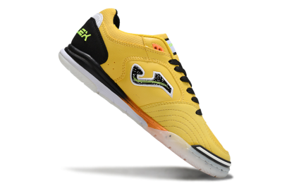 Men's Joma Top Flex IC Indoor & Futsal Low-Tops Football Shoes - Yellow/Electric Yellow/Black