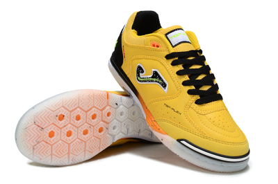 Men's Joma Top Flex IC Indoor & Futsal Low-Tops Football Shoes - Yellow/Electric Yellow/Black