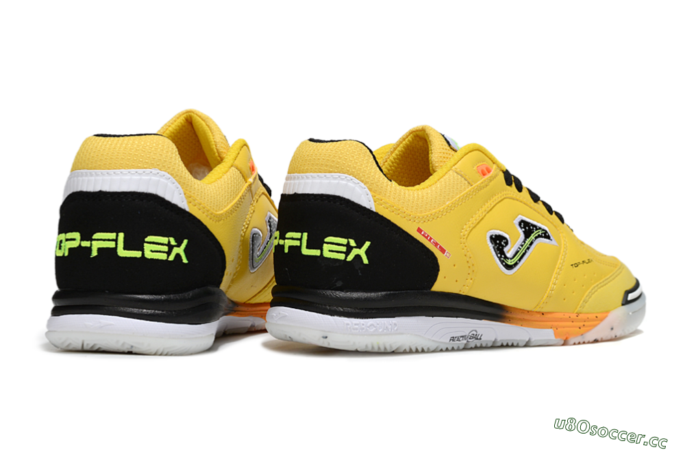 Men's Joma Top Flex IC Indoor & Futsal Low-Tops Football Shoes - Yellow/Electric Yellow/Black 6