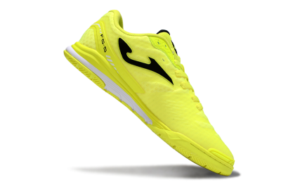 Men's Joma Top Flex IC Indoor & Futsal Low-Tops Football Shoes - Yellow/Neon Yellow/Black