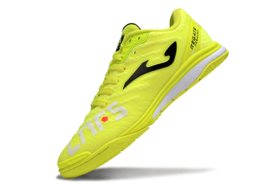Men's Joma Top Flex IC Indoor & Futsal Low-Tops Football Shoes - Yellow/Neon Yellow/Black