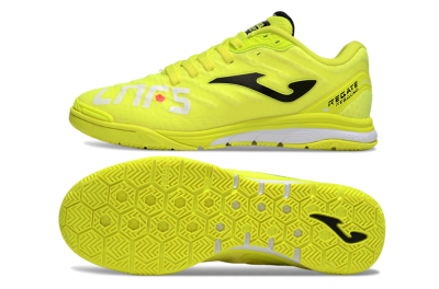 Men's Joma Top Flex IC Indoor & Futsal Low-Tops Football Shoes - Yellow/Neon Yellow/Black