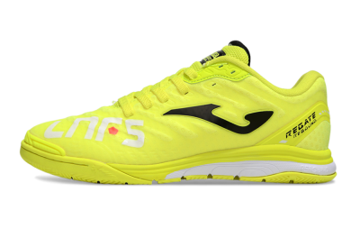 Men's Joma Top Flex IC Indoor & Futsal Low-Tops Football Shoes - Yellow/Neon Yellow/Black