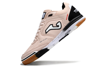 Men's Joma Top Flex IC Indoor & Futsal Low-Tops Football Shoes - Pink/Peach Mist/Classic Black