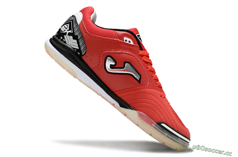 Men's Joma Top Flex IC Indoor & Futsal Low-Tops Football Shoes - Red/Crimson Blaze/Black Knight 4