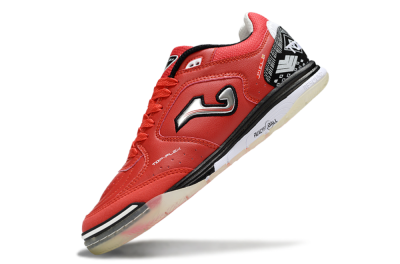 Men's Joma Top Flex IC Indoor & Futsal Low-Tops Football Shoes - Red/Crimson Blaze/Black Knight