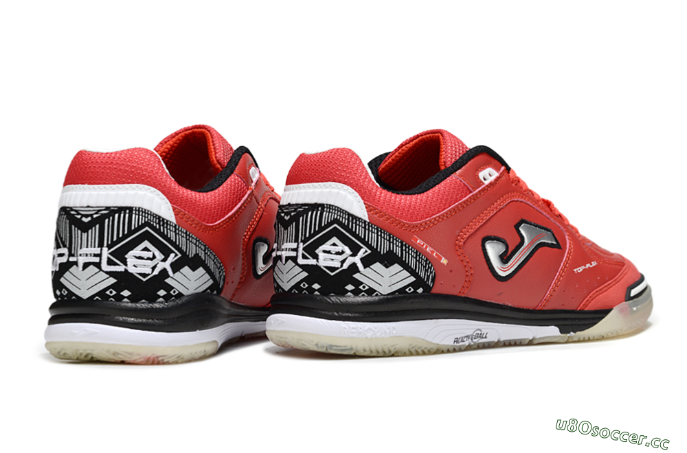 Men's Joma Top Flex IC Indoor & Futsal Low-Tops Football Shoes - Red/Crimson Blaze/Black Knight 6