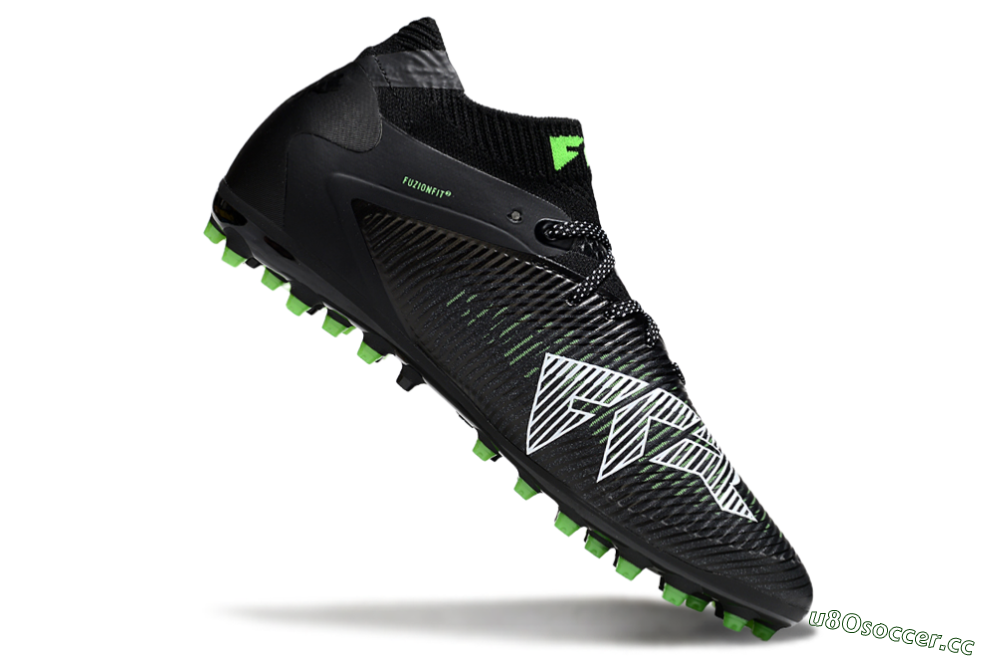 Men's Puma Future 8 Ultimate MG Multi Ground Low-Tops Football Boots - Black/Neon Green/Electric Green 4