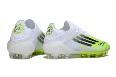 Men's Adidas F50 Pro FG Firm Ground Low-Tops Football Boots - Yellow/Lime Green/White