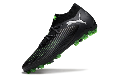 Men's Puma Future 8 Ultimate MG Multi Ground Low-Tops Football Boots - Black/Neon Green/Anthracite