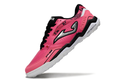 Men's Joma Top Flex TF Artificial Turf Low-Tops Football Shoes - Pink/Hot Pink/Black