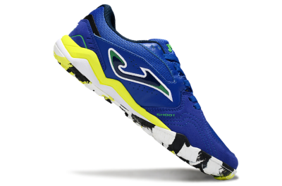 Men's Joma Top Flex IC Indoor & Futsal Low-Tops Football Shoes - Blue/Vibrant Yellow/Electric Green