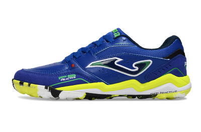 Men's Joma Top Flex IC Indoor & Futsal Low-Tops Football Shoes - Blue/Vibrant Yellow/Electric Green