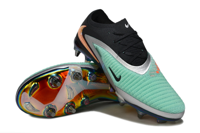 Unisex Nike Phantom 6 Low Elite SG Soft Ground Low-Tops Football Boots - Green/Mint Green/Shimmering Black