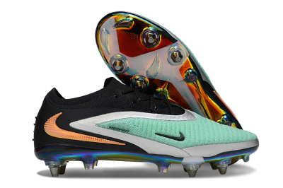 Unisex Nike Phantom 6 Low Elite SG Soft Ground Low-Tops Football Boots - Green/Mint Green/Shimmering Black