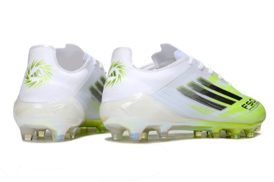 Men's Adidas F50 Pro FG Firm Ground Low-Tops Football Boots - Yellow/Bright Lime/White