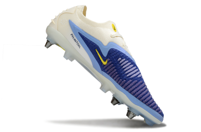 Unisex Nike Phantom 6 Low Elite SG Soft Ground Low-Tops Football Boots - Blue/Light Blue/White