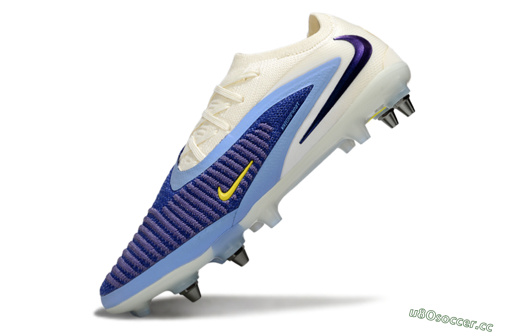 Unisex Nike Phantom 6 Low Elite SG Soft Ground Low-Tops Football Boots - Blue/Light Blue/White 5