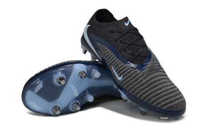 Unisex Nike Phantom 6 Low Elite SG Soft Ground Low-Tops Football Boots - Blue/Navy Blue/Icy Blue