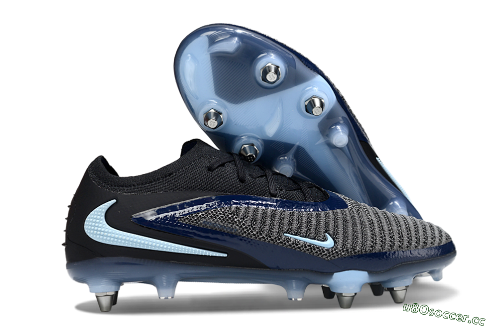 Unisex Nike Phantom 6 Low Elite SG Soft Ground Low-Tops Football Boots - Blue/Navy Blue/Icy Blue 2