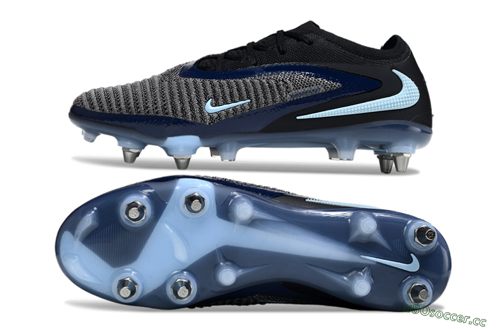 Unisex Nike Phantom 6 Low Elite SG Soft Ground Low-Tops Football Boots - Blue/Navy Blue/Icy Blue 1