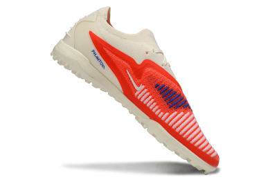 Unisex Nike Phantom 6 Low Elite TF Artificial Turf Low-Tops Football Shoes - Red/Vibrant Red/Neutral White