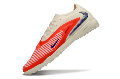 Unisex Nike Phantom 6 Low Elite TF Artificial Turf Low-Tops Football Shoes - Red/Vibrant Red/Neutral White