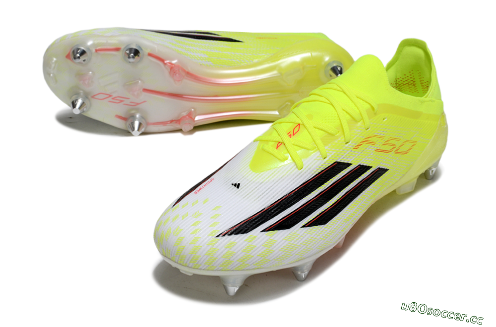 Men's Adidas F50 Elite SG Soft Ground Low-Tops Football Boots - Yellow/Neon Glow/Citrus Burst 3